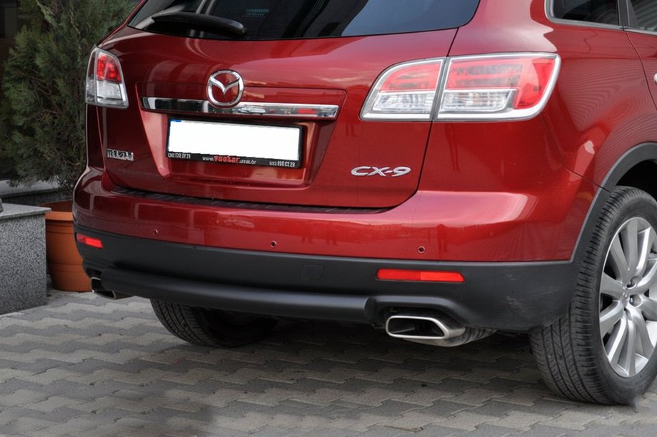 Mazda CX-9 2007-2016 Pałąk Tylny AK002 Czarny (Stal Nierdzewna) Image