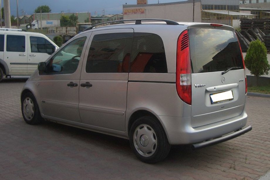 Mercedes Vaneo W414 2001-2005 Tylni pałąk Black (stal nierdzewna) Zdjęcia 2