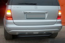 Mercedes ML W163 1997-2005 Pałąk Tylny AK006 Czarny (Stal Nierdzewna) zdjęcia 1