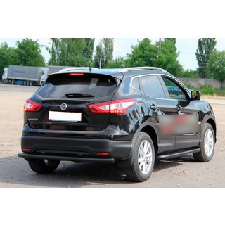 Tylna Belka AK002 Czarna (Stal Nierdzewna) Nissan Qashqai 2014-2021 zdjęcia 1