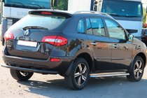 Renault Koleos 2008-2016 Tylna Belka AK002 Czarna (Stal Nierdzewna) zdjęcia 2