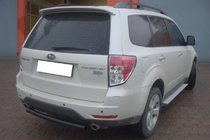 Subaru Forester 2008-2013 Tylna Belka AK002 Czarna (Stal Nierdzewna) zdjęcia 1