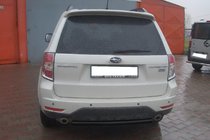Subaru Forester 2008-2013 Tylna Belka AK002 Czarna (Stal Nierdzewna) zdjęcia 2