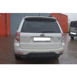 Tylna Belka AK002 Czarna (Stal Nierdzewna) Subaru Forester 2008-2013 zdjęcia 2