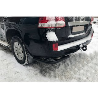 Tylne narożniki AK003 Czarny (2 szt., nierdzewne) Toyota Land Cruiser 200 2007-2021 zdjęcia 1