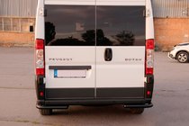 Citroen Jumper 2007-2025 Tylne narożniki AK003 Czarny (2 szt., nierdzewne) zdjęcia 6