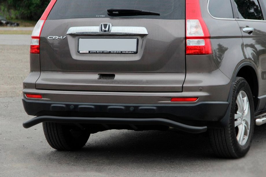 Honda CRV 2012-2016 Pałąk Tylny AK008 Czarny (Stal Nierdzewna) Image