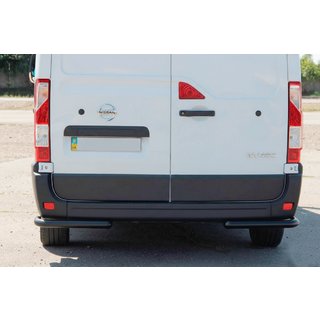 Tylne narożniki AK003 Czarny (2 szt., nierdzewne) Opel Movano 2010-2021 zdjęcia 1