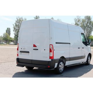 Tylne narożniki AK003 Czarny (2 szt., nierdzewne) Opel Movano 2010-2021 zdjęcia 3