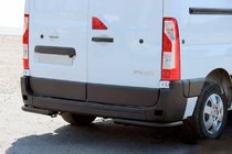 Nissan NV400 2010-2024 Tylne narożniki AK003 Czarny (2 szt., nierdzewne) zdjęcia 1