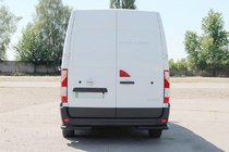 Nissan NV400 2010-2024 Tylne narożniki AK003 Czarny (2 szt., nierdzewne) zdjęcia 3