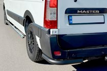 Nissan NV400 2010-2024 Tylne narożniki AK003 Czarny (2 szt., nierdzewne) zdjęcia 4