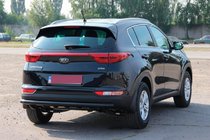 Kia Sportage 2015-2021 Osłona Tylna AK002 Czarna (Stal Nierdzewna) zdjęcia 3