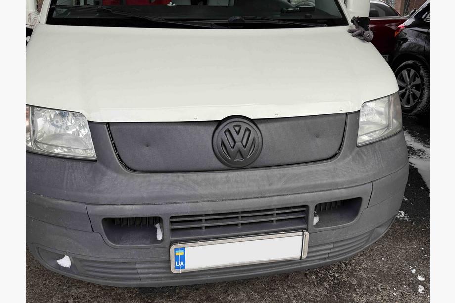 Volkswagen T5 Transporter 2003-2010 Zimowa osłona na grill połysk Image