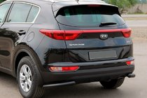 Kia Sportage 2015-2021 Tylny Narożny Ochraniacz AK003 Czarny (Stal Nierdzewna) zdjęcia 1