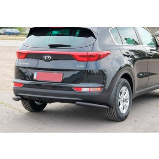 Tylny Narożny Ochraniacz AK003 Czarny (Stal Nierdzewna) Kia Sportage 2015-2021 zdjęcia 2