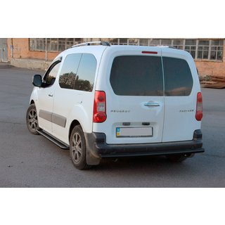 Tylny Pałąk Black (Stal Nierdzewna) 60 mm Citroen Berlingo 2008-2018 zdjęcia 3