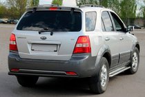Kia Sorento I BL 2002-2009 Pałąk Tylny AK002 Czarny (Stal Nierdzewna) zdjęcia 2