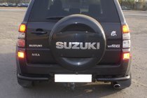 Suzuki Grand Vitara 2005-2017 Tylny Ochraniacz AK003 Czarny (Stal Nierdzewna) zdjęcia 1