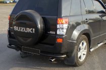Suzuki Grand Vitara 2005-2017 Tylny Ochraniacz AK003 Czarny (Stal Nierdzewna) zdjęcia 2