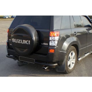 Tylny Ochraniacz AK003 Czarny (Stal Nierdzewna) Suzuki Grand Vitara 2005-2017 zdjęcia 2