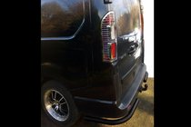 Renault Trafic 2015- Tylne narożniki Black (2 szt., stal nierdzewna) zdjęcia 2