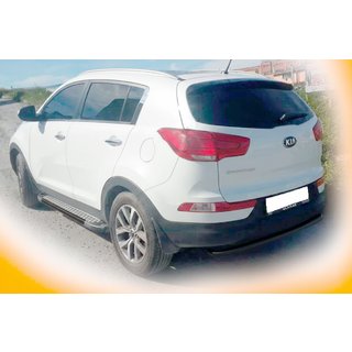 Pałąk Tylny AK002-1 Czarny (Stal Nierdzewna) Kia Sportage 2010-2015 zdjęcia 2