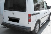 Opel Combo 2002–2012 Pałąk Tylny AK002 Czarny (Stal Nierdzewna) zdjęcia 1