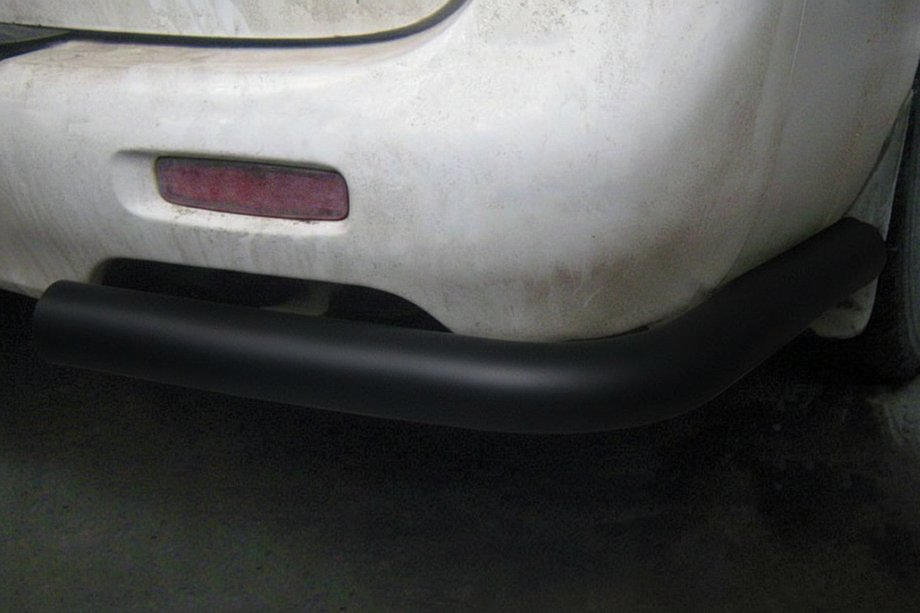 Hyundai H200, H1, Starex 1998-2007 Tylne Narożniki AK003 Czarny (2 szt., Stal Nierdzewna) Image