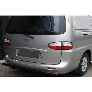 Tylny pałąk ochronny AK002 Czarny (2 szt., stal nierdzewna) Hyundai H200, H1, Starex 1998-2007