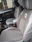 Skoda Octavia II A5 2010-2013 Pokrowce Samochodowe (Skóra Syntetyczna↗Tkanina, Premium) zdjęcia 2