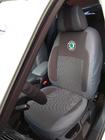Skoda Octavia II A5 2010-2013 Pokrowce Samochodowe (Skóra Syntetyczna↗Tkanina, Premium) zdjęcia 4