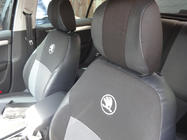 Skoda Octavia III A7 2013-2019 Pokrowce Samochodowe (Skóra Syntetyczna↗Tkanina, Premium) zdjęcia 2