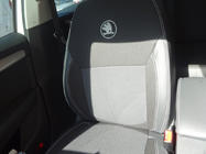 Skoda Octavia III A7 2013-2019 Pokrowce Samochodowe (Skóra Syntetyczna↗Tkanina, Premium) zdjęcia 21