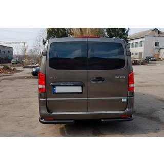 Tylny Ochraniacz Rogów AK003 Czarny (Stal Nierdzewna) zdjęcia 3