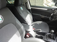 Skoda Superb 2001-2009 Pokrowce Samochodowe (Skóra Syntetyczna↗Tkanina, Premium) zdjęcia 12