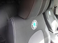 Skoda Superb 2001-2009 Pokrowce Samochodowe (Skóra Syntetyczna↗Tkanina, Premium) zdjęcia 13