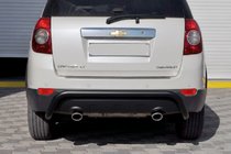 Chevrolet Captiva 2006-2019 Tylna Belka AK007 Czarna (Stal Nierdzewna) zdjęcia 2