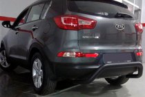 Kia Sportage 2010-2015 Tylna Belka AK007 Czarna (Stal Nierdzewna) zdjęcia 1