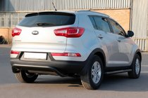Kia Sportage 2010-2015 Tylna Belka AK007 Czarna (Stal Nierdzewna) zdjęcia 3