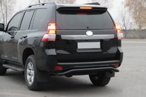 Toyota Land Cruiser Prado 150 2009-2023 Pałąk Tylny AK008 Czarny (Stal Nierdzewna) zdjęcia 1