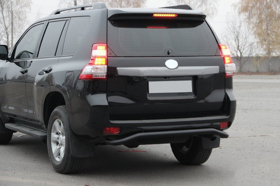 Toyota Land Cruiser Prado 150 2009-2023 Pałąk Tylny AK008 Czarny (Stal Nierdzewna) Image