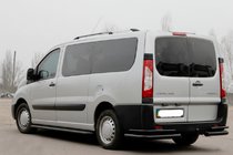Citroen Jumpy 2007–2017 Tylne narożniki Double Black (2 szt., stal nierdzewna) zdjęcia 3