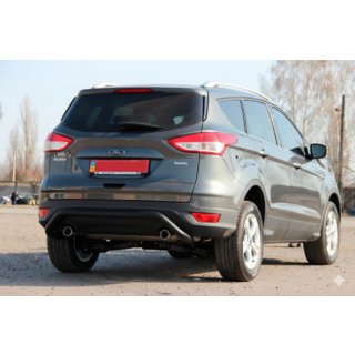 Pałąk Tylny AK007 Czarny (Stal Nierdzewna) Ford Kuga 2008-2013 zdjęcia 2
