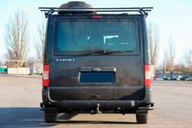 Ford Transit 2000–2014 Tylne Narożniki AK003-Double Black (Stal Nierdzewna) zdjęcia 3