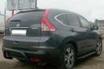 Honda CRV 2012-2016 Pałąk Tylny AK007 Czarny (Stal Nierdzewna) zdjęcia 2