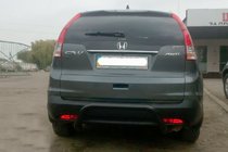 Honda CRV 2012-2016 Pałąk Tylny AK007 Czarny (Stal Nierdzewna) zdjęcia 3