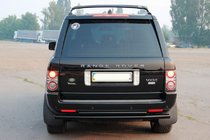 Range Rover III L322 2002-2012 Tylny Podwójny Pałąk AK002 Czarny (Stal Nierdzewna) zdjęcia 2