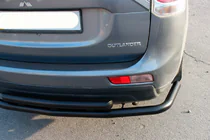 Mitsubishi Outlander 2012-2021 Tylna Belka AK004 Czarna (Stal Nierdzewna) zdjęcia 4