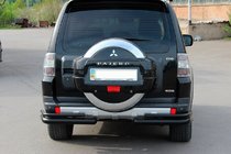 Mitsubishi Pajero Wagon IV 2006-2021 Tylna Podwójna Belka AK003 Czarna (Stal Nierdzewna) zdjęcia 3